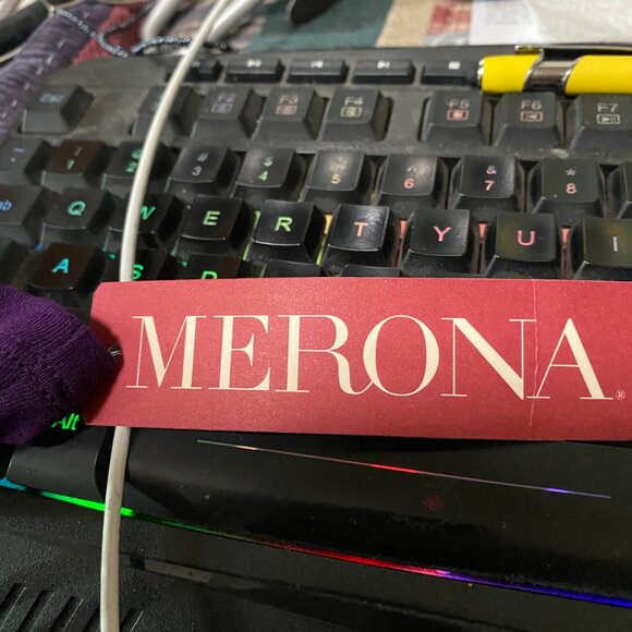 NWT - Merona, purple long sleeve, layered tunic, size XL - Picture 8 of 9